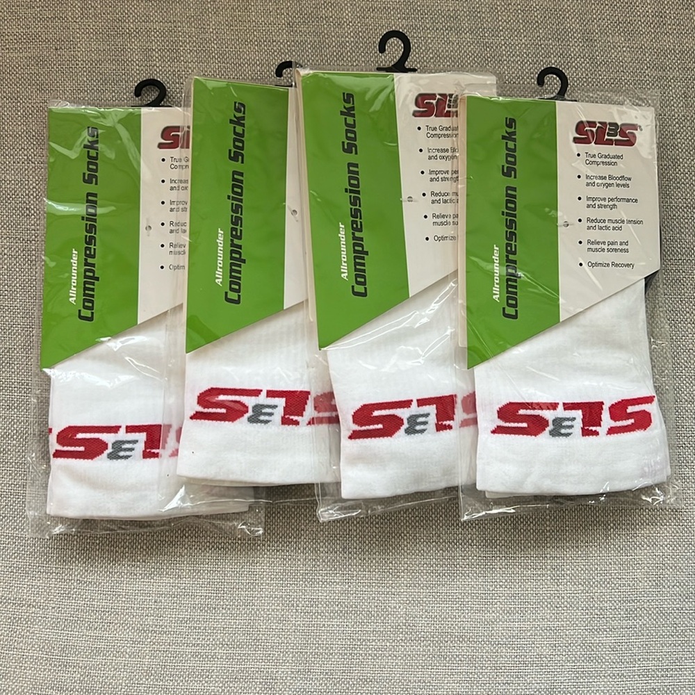 4 Pair-New SL3s Allrounder Compression Socks-Set of 4 - Size S/M